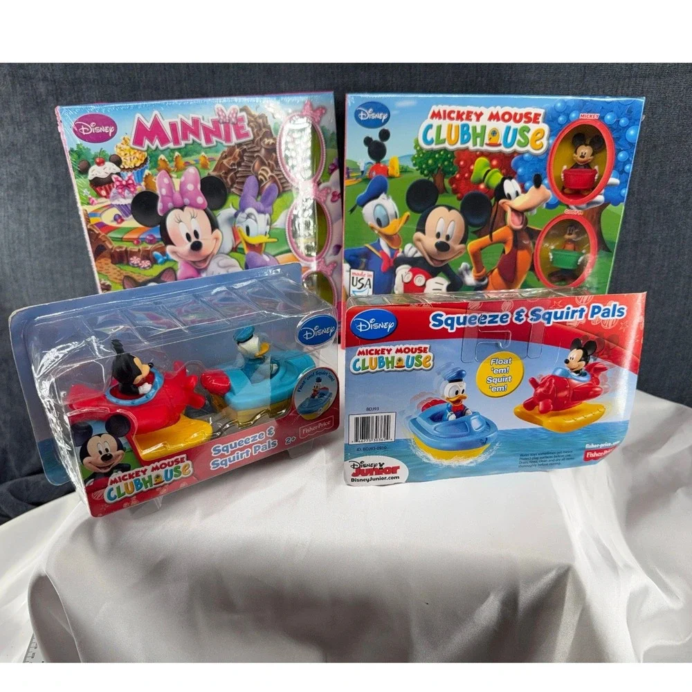 Disney Mickey Mouse Clubhouse & Minnie Games Toys Lot 2013 Sealed Fisher-Price